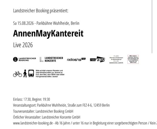 Annenmaykantereit konzert - annenmaykantereit,