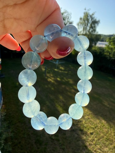 Hochwertiges aquamarin armband - aquamarin,