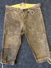 Lederhose  3/4 Kniebund Gr