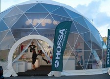 VIP Domzelt Eventzelt Modell 110m² Partyzelt Hochzeitszelt