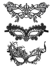 3pcs Venezianische Maske