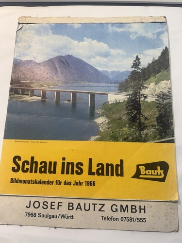 Kalender 1966 der bautz - der, fa.