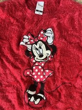 Pullover Mädchen Minnie Mouse Gr 128 Neu Disney Pulli mit Stickerei 