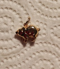 Schweinchen Anhänger 750 Gold