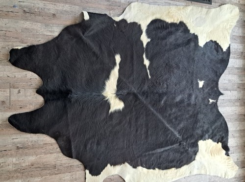 Echtes kuhfell schwarz weiß - kuhfell,