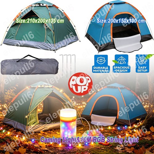 Camping zelt automatik pop - automatik, up