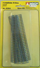 Noch H0 6064 Modellbau - Zubehör 10 Stück Eisen Geländer Neu in OVP