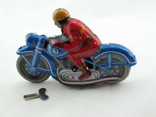 Blechspielzeug motorrad - blechspielzeug,