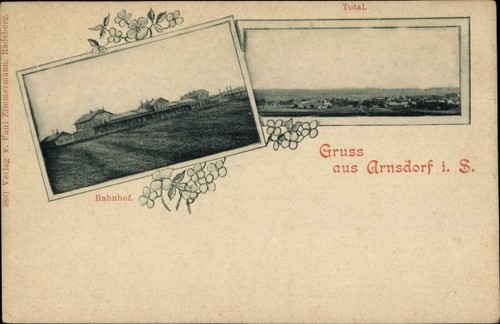 Arnsdorf sachsen - ak,