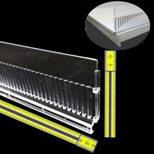 FZ175= 50 Abteilleisten L100cm H7,5cm für Tegometall Boden Tego Regal Gondel