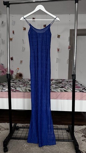 Blue maxi dress excellent - dress, in