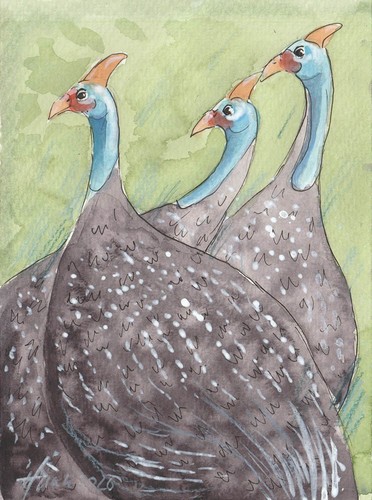 Original aquarell - original,