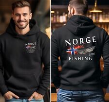Kapuzen Pullover Sweatshirt Shirt Norwegenangeln Norwegen Angelurlaub Angelreise