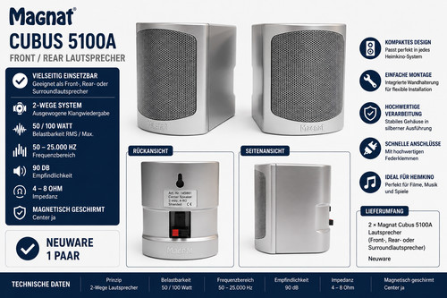 Magnat cubus 5100a - cubus,