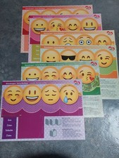 6 Stanzbogen Vario Smileys-Leporello Box oder Leuchte-Ideen mit Herz