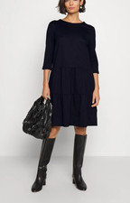 Marc Cain edles Kleid N2 (36 38) NP 249€ Stufen Volants Jersey  Stretch wNeu