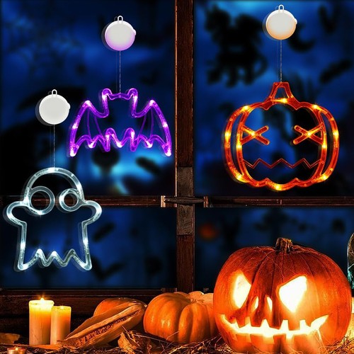 Halloween fensterdeko led - halloween,