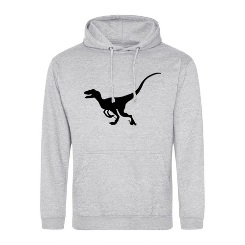 Unisex hoodie velociraptor - unisex,
