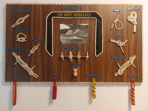 Knotentafel boot herkules - knotentafel, sm