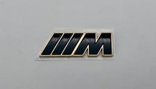 Original BMW M Embleme Schwarz / Gold M2 M3 M4 M5 M6 M8 -328