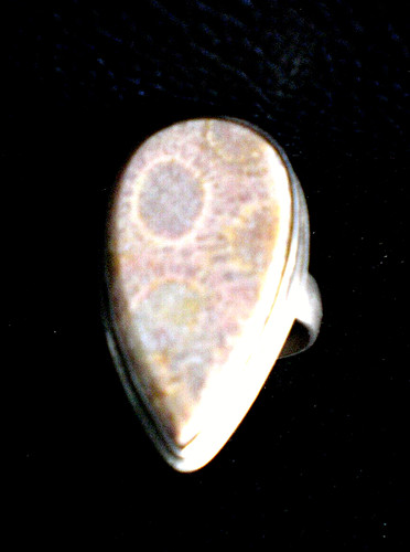 Eleganter silberring mit - eleganter,