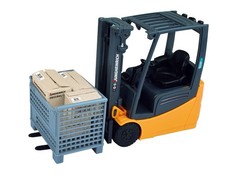 Happy People RC Jungheinrich Gabelstapler 1:16 2,4 GHz mit Palette & Kartons