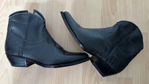 Vintage leder stiefeletten - stiefeletten, gr