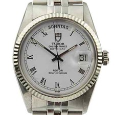 Tudor Oyster Prince Day Date 36 Ref. 94614 Edelstahl Weißgold Rolex Gehäuse NOS