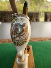 Jäger/Gesteckpfeife Motiv Auerhahn mit Pfeifenständer