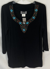 Slinky Brand Tunic Embellished