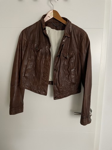 Lederjacke aus italien - aus,