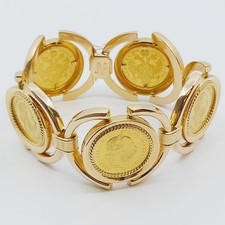 Armband 750/- mit Dukaten
