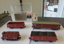 Spur H0 MÄRKLIN 46042 Schienenreinigungswagen in OVP +3 weitere Märklin Güterw.