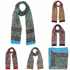 Baumwollschal paisley groß - baumwollschal,