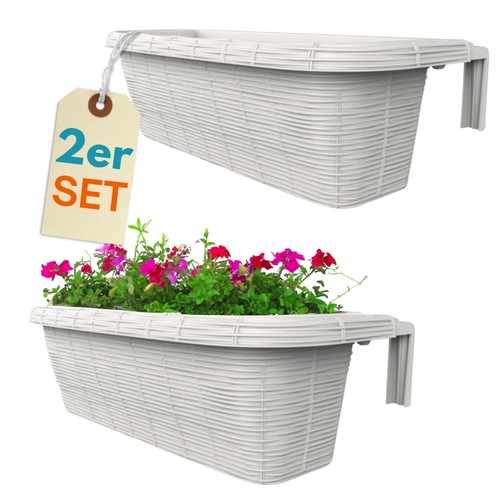 2er set blumen kasten balkon - 2er,