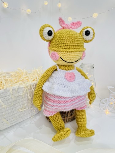 Amigurumi puppe frosch - puppe,
