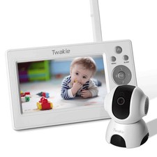 Video Babyphone Baby Monitor mit Kamera 5" Display 720P Nachtsicht VOX-Modus