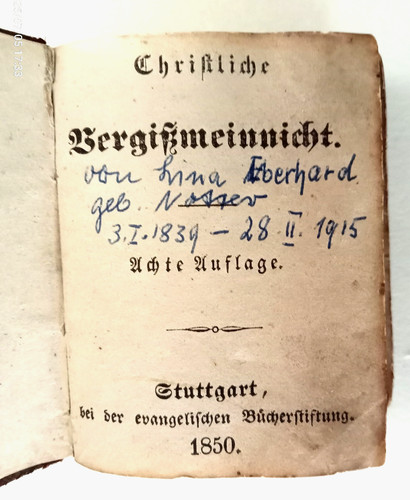 Christliche vergißmeinicht - christliche,
