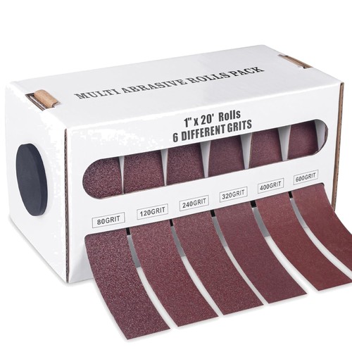 Schleifpapier rolle set 6m - rolle,