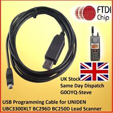 USB Programmierkabel Uniden UBC3300XLT BC296D BC250D FTDI Kabel Scanner Ham
