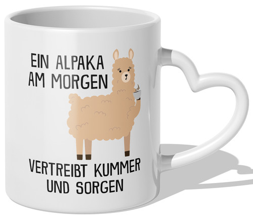 Büro tasse geschenk alpaka - büro,