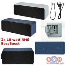 SILVERCREST Bluetooth Lautsprecher BassBoost Funktion 8 Std Laufzeit Wireless