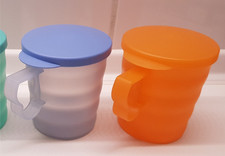 TUPPERWARE Original Junge Welle Trinkbecher 350 ml mit Deckel, Spülmaschinengeei
