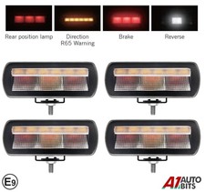 5" LED Arbeitsleuchte rot gelb