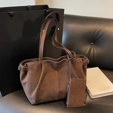 Große wildleder shopper - wildleder,