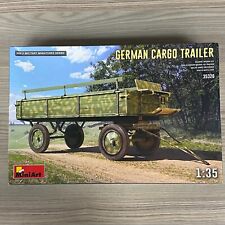 1 GERMAN CARGO TRAILER PLASTIK MODELLBAUSATZ 1:35 WW II MILITÄR MINIATUR MINIART