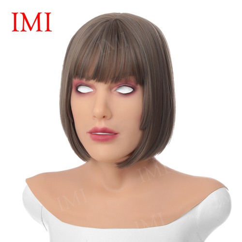 Silikon crossdresser maske - silikon,