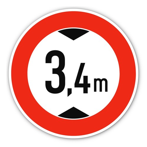 Maximale durchfahrtshöhe - maximale, /