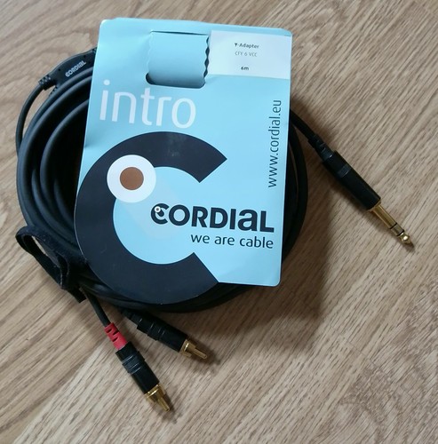 Cordial adapterkabel fair - y-adapterkabel,
