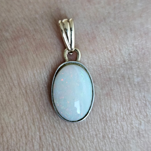 Vintage anhänger oval 333 - oval,